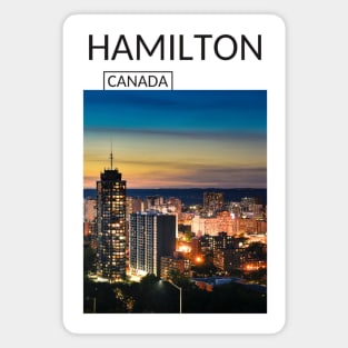 Hamilton Ontario Canada Cityscape Skyline Gift for Canadian Canada Day Present Souvenir T-shirt Hoodie Apparel Mug Notebook Tote Pillow Sticker Magnet Magnet